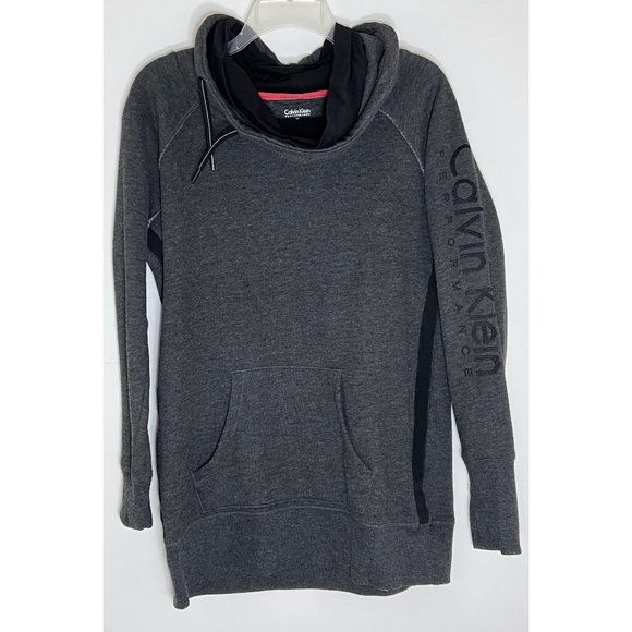 Calvin klein cowl neck sweatshirt clearance